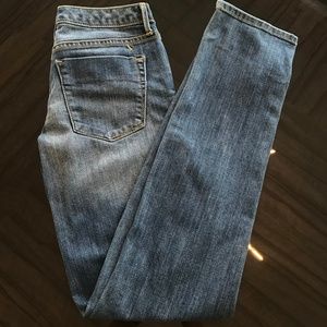 Straight Leg, Medium Wash Jeans WORN ONCE